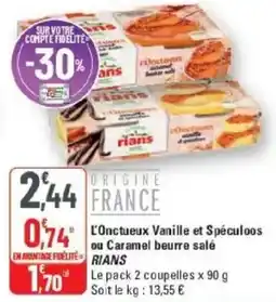 G20 RIANS L'Onctueux offre