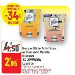 G20 Glade Bougie Anti-Tabac offre