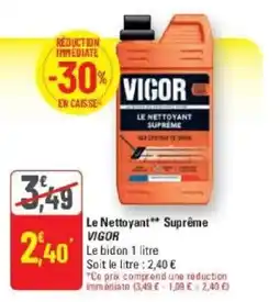 G20 VIGOR Le Nettoyant Suprême offre