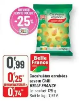 G20 Belle France Cacahuètes enrobées offre