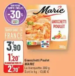 G20 MARIE Gnocchetti Poulet offre