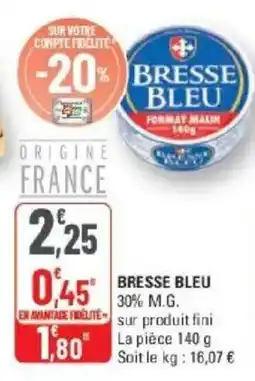 G20 Bresse Bleu offre