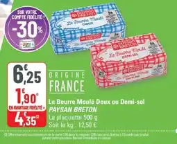 G20 PAYSAN BRETON Le Beurre Moulé offre