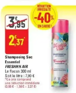 G20 Freshhh Air Shampooing Sec Essentiel offre