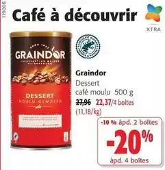 Colruyt Dessert café moulu offre
