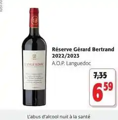Colruyt Gérard bertrand - réserve 2022/2023 offre