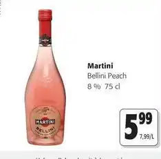 Colruyt Martini - bellini peach offre