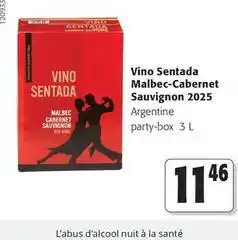 Colruyt Vino sentada malbec-cabernet sauvignon offre