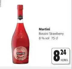 Colruyt Martini - rossini strawberry offre