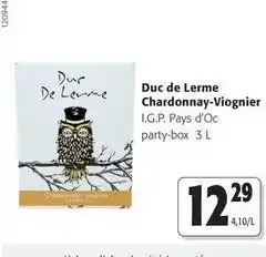 Colruyt Duc - de lerme chardonnay-viognier offre