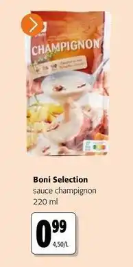 Colruyt Boni - sauce champignon offre
