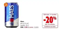 Colruyt Pils 5,2 % vol. canettes offre