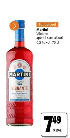 Colruyt Martini - vibrante apéritif sans alcool offre
