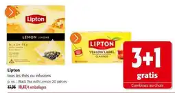 Colruyt Lipton - lemon limoni offre