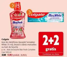 Colruyt Colgate - los dentifrices offre