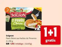 Colruyt Soignon - pavé chèvre aux herbes de provence offre