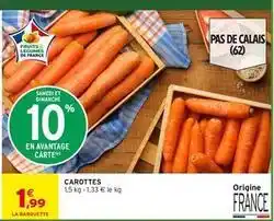 Intermarché Carottes offre