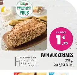 Match Match pain aux céréales offre