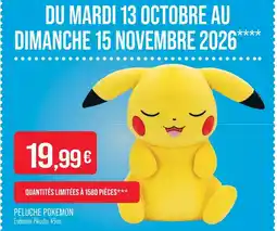 Match Pokemon peluche offre