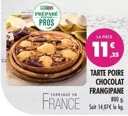 Match Match tarte poire chocolat frangipane offre