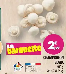 Match Champignon blanc offre