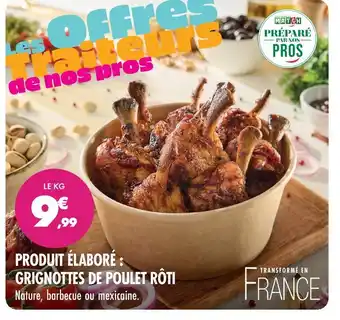 Match Match produit élaboré : grignottes de poulet rôti offre