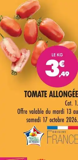 Match Tomate allongée offre
