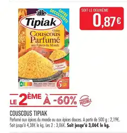 Match Tipiak couscous offre