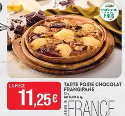 Match Tarte poire chocolat frangipane offre