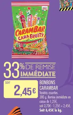 Match Carambar bonbons offre