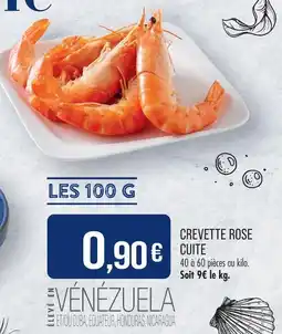 Match Crevette rose cuite offre