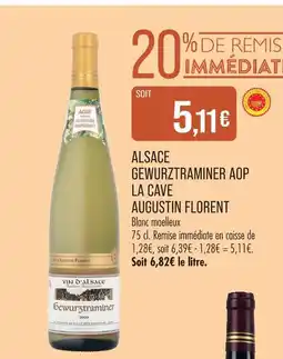 Match La cave d’augustin florent alsace gewurztraminer aop offre