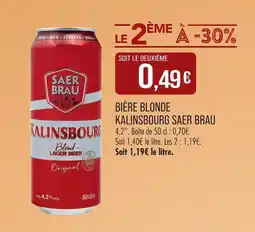 Match Saer brau bière blonde kalinsbourg offre