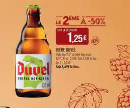 Match Duvel bière offre