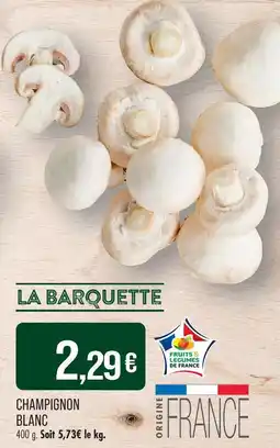 Match Champignon blanc offre