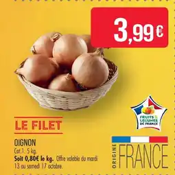 Match Oignon offre