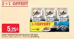 Match Sheba sachet fraîcheur pour chat délices du jour offre