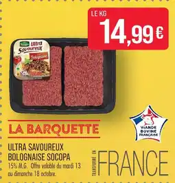 Match Socopa ultra savoureux bolognaise offre