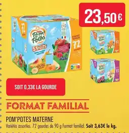 Match Materne pom'potes offre