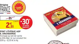 Intermarché Hyper E. graindorge pont l'évêque aop offre