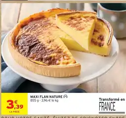 Intermarché Hyper Maxi flan nature offre