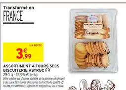 Intermarché Hyper Biscuiterie astruc assortiment 4 fours secs offre