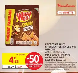 Intermarché Hyper Whaou! crêpes cracky chocolat céréales offre