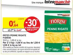 Intermarché Hyper Fiorini pâtes penne rigate offre