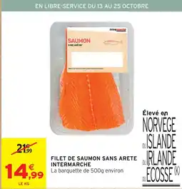 Intermarché Hyper Intermarche filet de saumon sans arête offre