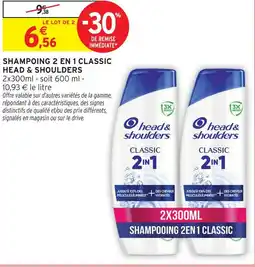 Intermarché Express Head & shoulders shampoing 2 en 1 classic offre