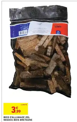 Intermarché Hyper Negoce bois bretagne bois d'allumage 20l negoce bois bretagne offre