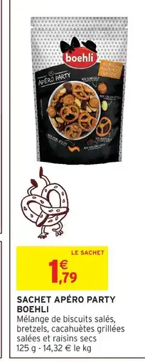 Intermarché Hyper Boehli sachet apéro party offre