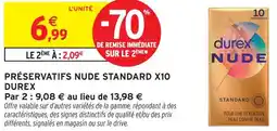 Intermarché Durex préservatifs nude standard offre
