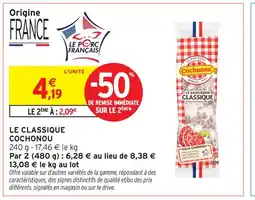 Intermarché Cochonou le classique offre